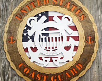 United States Coast Guard Wall Tribute