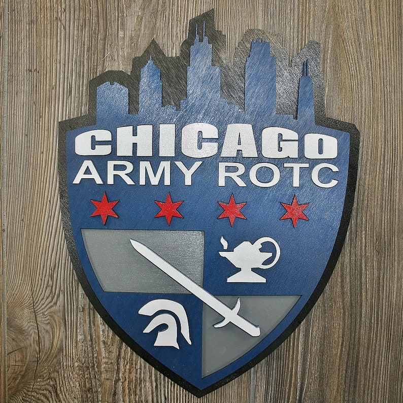 Chicago Army ROTC Full Color Wall Tribute - Etsy