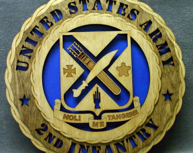 Army 2nd Infantry Wall Tribute - FREE SHIPPING