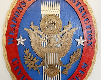 12" x 9"   Civil Support Team Wall Tribute