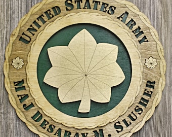 Army Major Wall Tribute