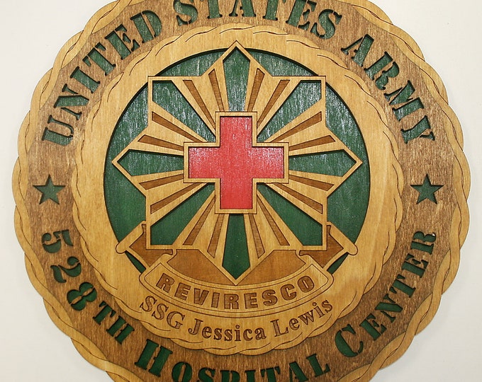 Army 528th Hospital Center Wall Tribute