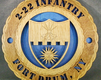 Army 2-22 Infantry Wall Tribute
