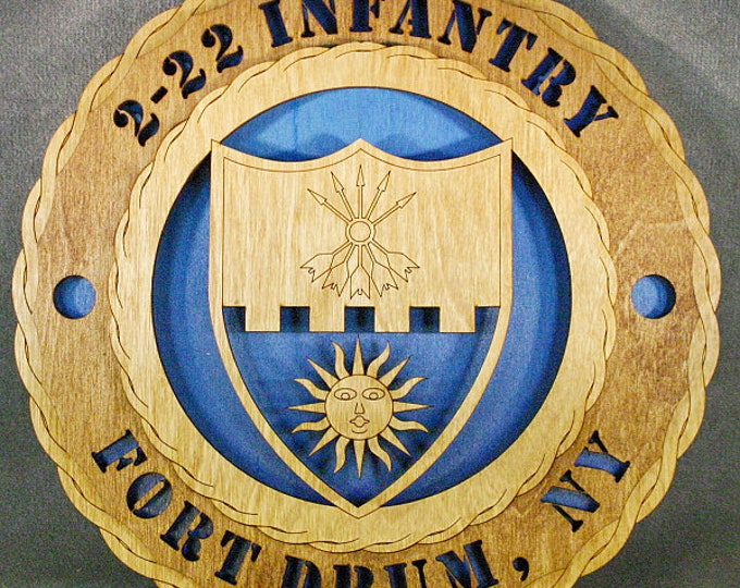 Army 2-22 Infantry Wall Tribute
