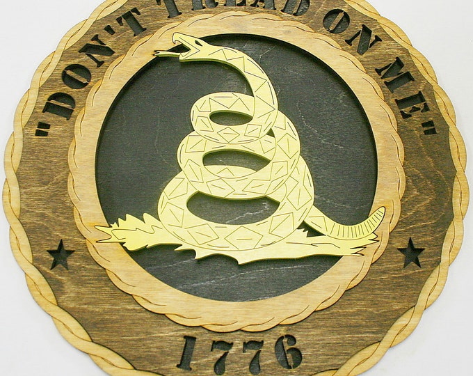 12" and 18" "Don't Tread On Me" Wall Tribute
