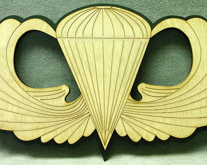 Airborne Jump Wings Wall Plaque - FREE SHIPPING