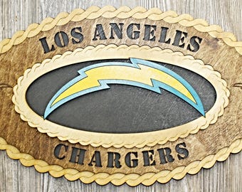 Los Angeles Chargers Wall Tribute