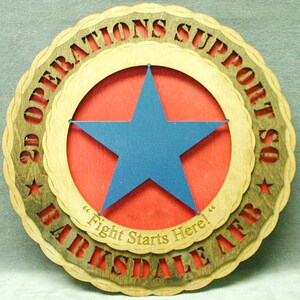 Custom 12&quot;or 18&quot; Air Force 2D OSS Wall Tribute