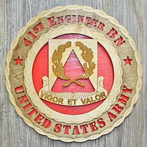 41st Engineer Battalion Wall Tribute