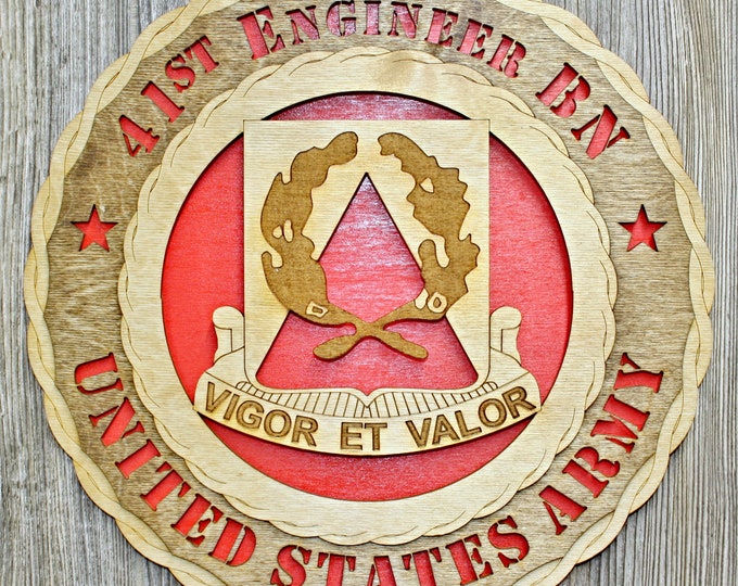 41st Engineer Battalion Wall Tribute