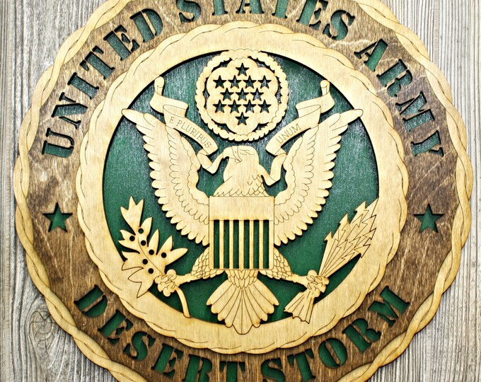 Army Desert Storm Wall Tribute
