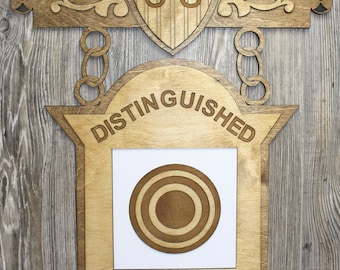 Distinguished Marksman Badge Wall Tribute