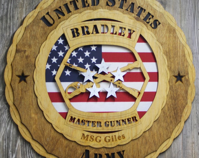 Bradley Master Gunner Wall Tribute