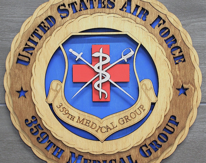 Air Force 359th Medical Group Wall Tribute