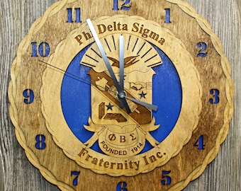 Phi Delta Sigma Wall Clock Wall Tribute