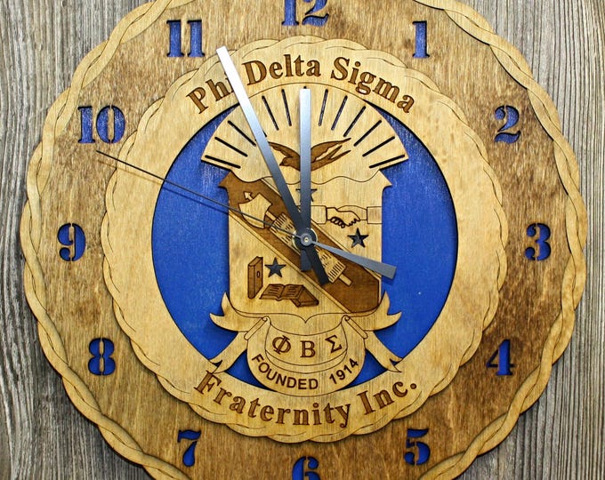 Phi Delta Sigma Wall Clock Wall Tribute
