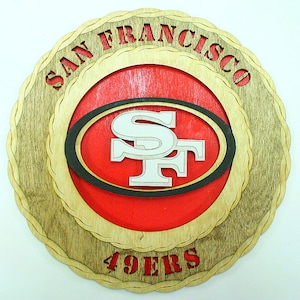 12&quot; and 18&quot; San Francisco 49ers NFL Plaque