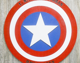 12" and 18" Captain America Wall Tribute