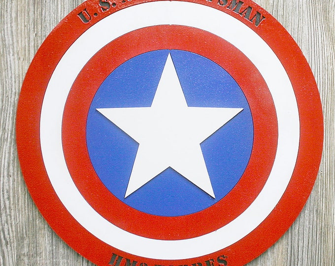 12" and 18" Captain America Wall Tribute