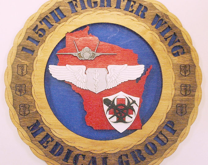 Air Force 115th Fighter Wing Wall Tribute