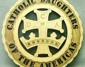 Catholic Daughters of the Americas Wall Tribute - 12 inch
