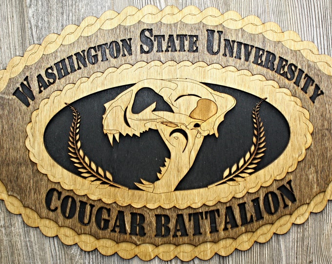 Washington State Cougars Large Oval Wall Tribute