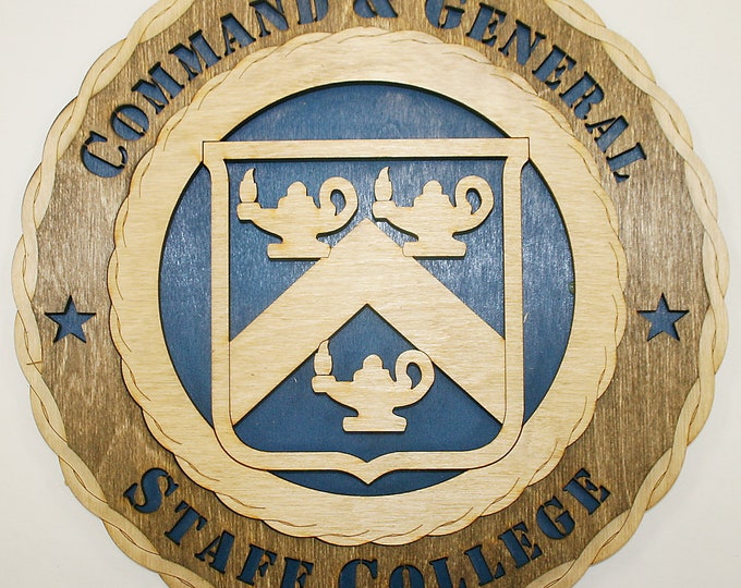 12" and 18" C&G Staff College Wall Tribute