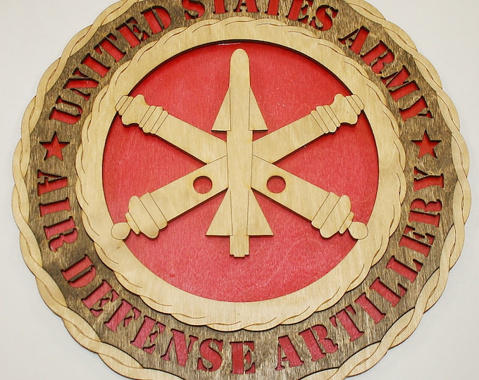 12" and 18" Army Air Defense Artillery Wall Tribute