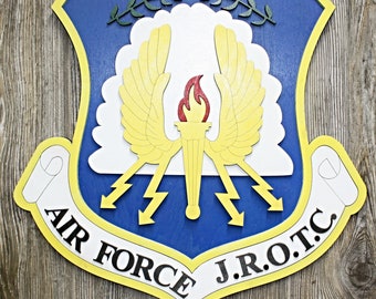 Air Force JROTC Insignia Wall Tribute
