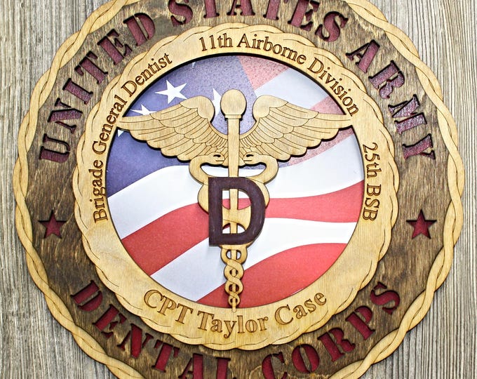 Army Dental Corps Wall Tribute