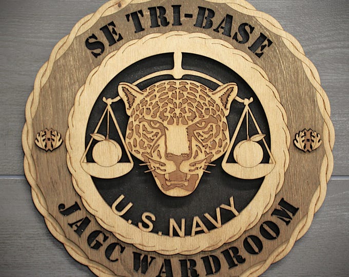 U S Navy JAGC Wardroom Wall Tribute
