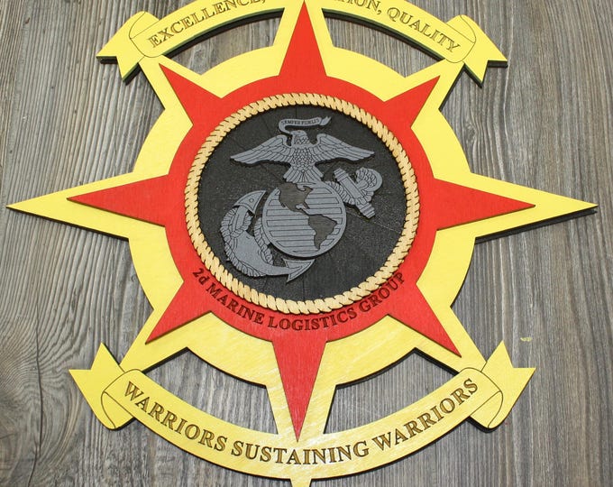 WT4D 2d Marine Logistics Group Wall Tribute