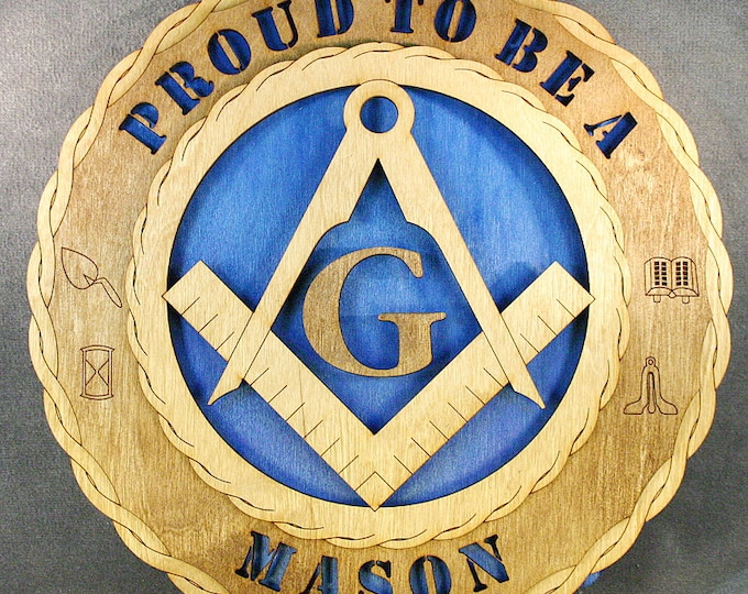 Custom 12" Mason Wall Tribute - FREE SHIPPING