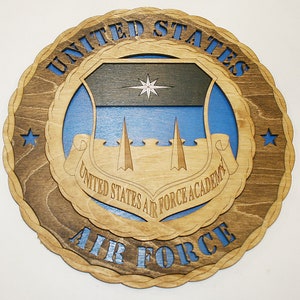 12" and 18"   Air Force Academy Wall Tribute