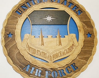 12" and 18"   Air Force Academy Wall Tribute