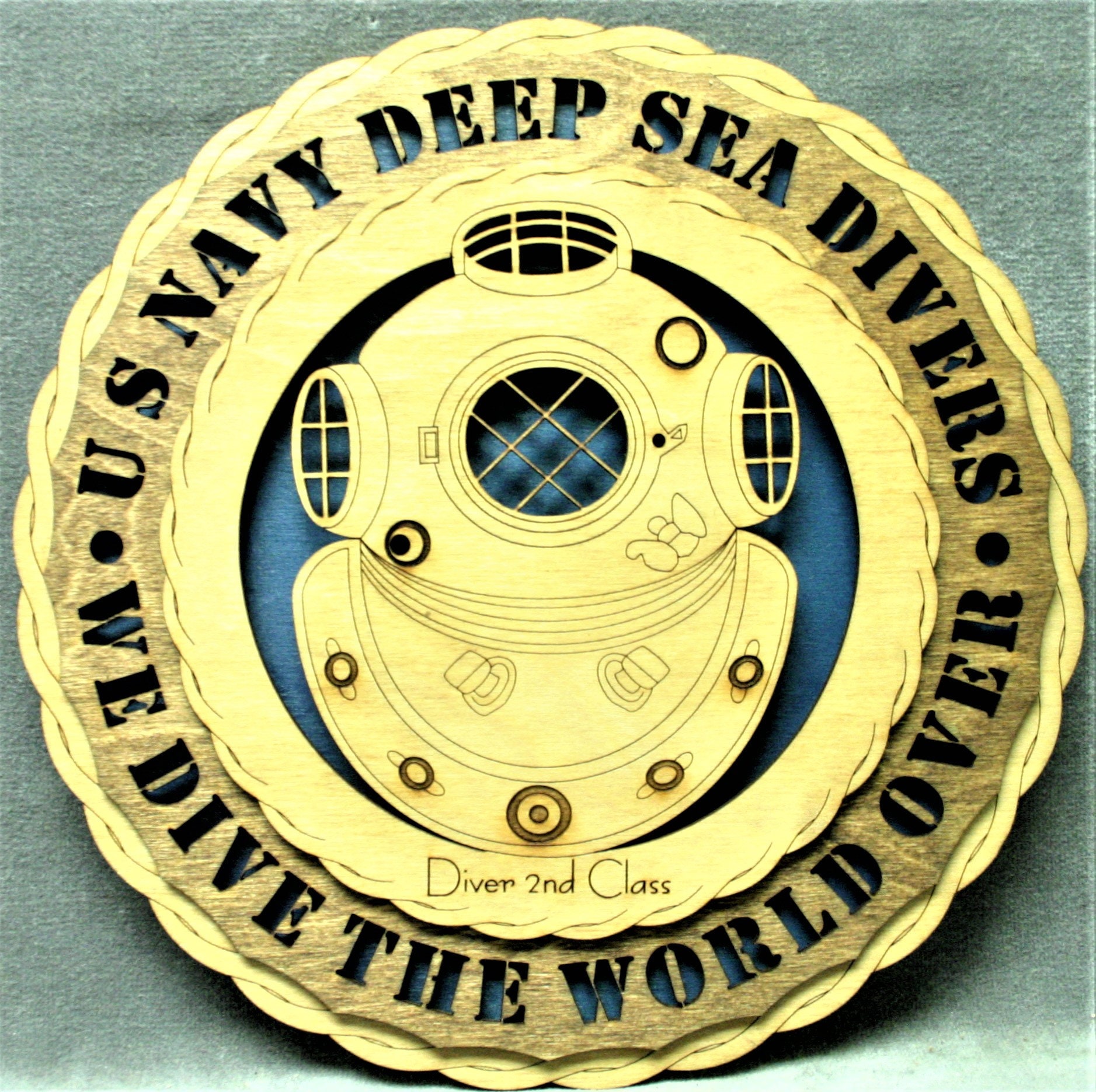 Navy Diver 2nd Class Plaque 