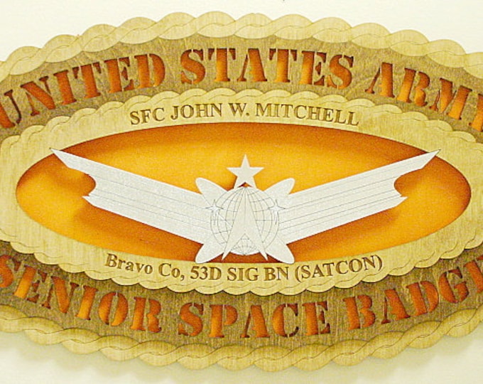 24 inch Senior Space Badge