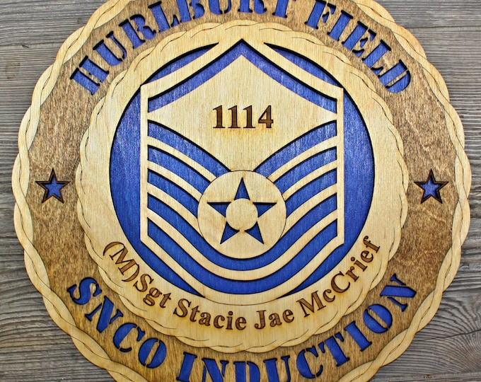Custom First Sergeant Wall Tribute