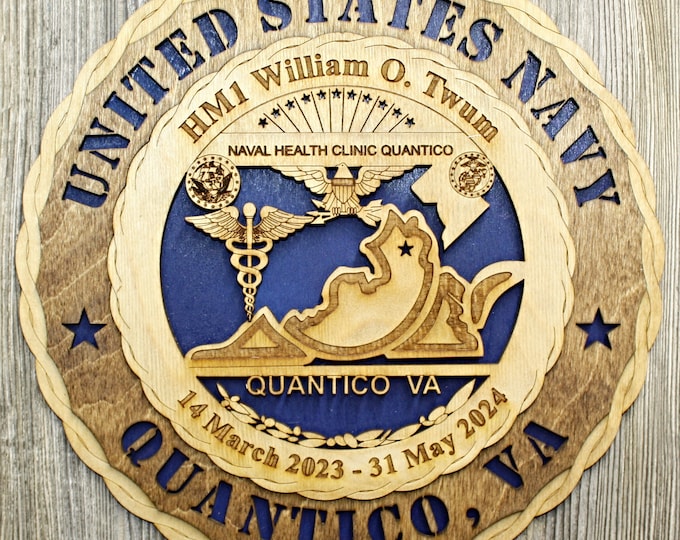 Naval Health Clinic Quantico Wall Tribute