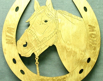 18 inch Race Horse Door Hanger