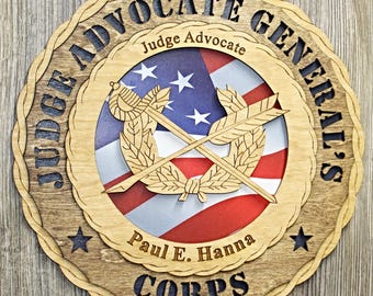 Army JAG Corps Wall Tribute