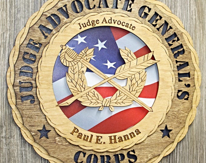 Army JAG Corps Wall Tribute