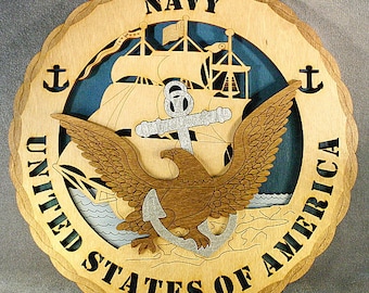 12" and 18" Department of the Navy Wall Tribute