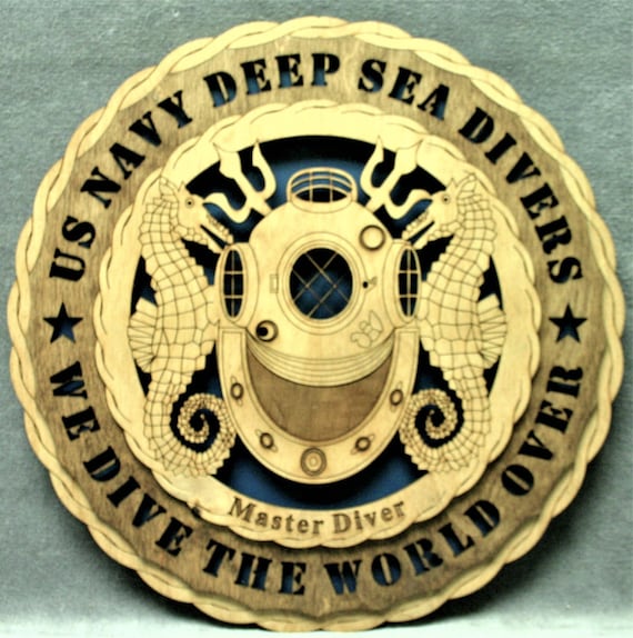 Navy Master Diver Plaque