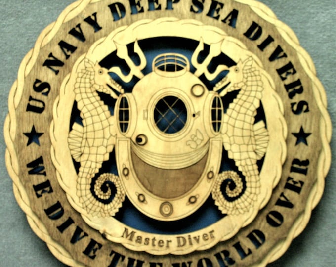 Navy Master Diver Plaque