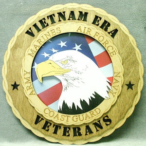 Vietnam Era Veterans Wall Plaque: 3D Tribute (12 inch)