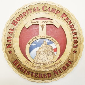 12&quot; Naval Hospital Camp Pendleton Wall Tribute