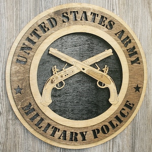 Military Police Wall Tribute with smooth border