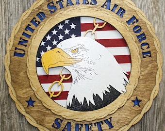 Air Force Safety Eagle Wall Tribute