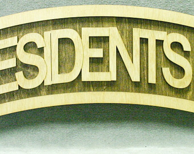 Large 18 inch Presidents 100 Tab